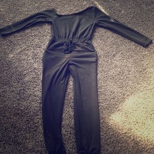 Olive green fashionova romper.